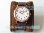 Swiss Replica Vacheron Constantin Historiques Chronometre Royal Watch Rose Gold White Dial